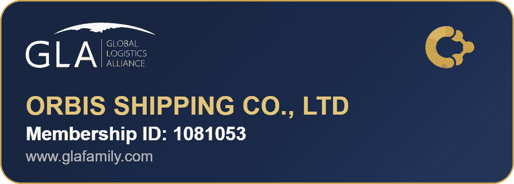 Membership certificate of ORBIS SHIPPING CO., LTD — Global Logistics Alliance, Membership ID: 1081053